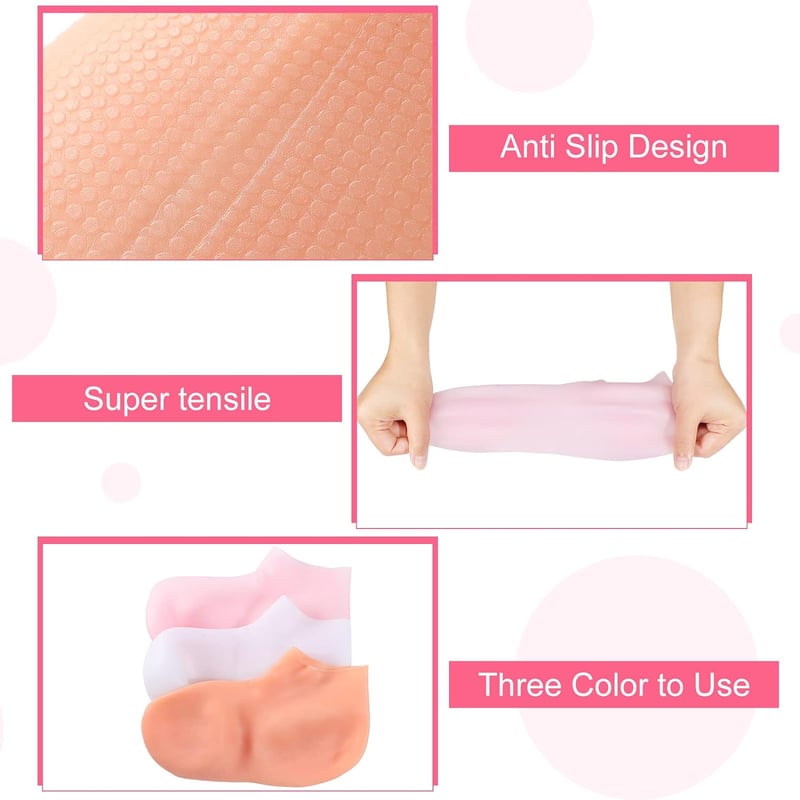 SoftStep™ Silicone Spa Socks | BOGO Offer