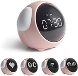 LED Table Clock with Digital Pixel Art