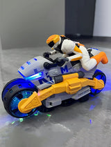 360° Futuristic Stunt Bike Toy