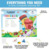 Toddler Learning Book Level 1, Preschool book, 16 in 1 activity book for kids age 2 years+