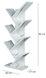 🔥TreeShelf 7™ – Wooden V-Shaped Book Rack