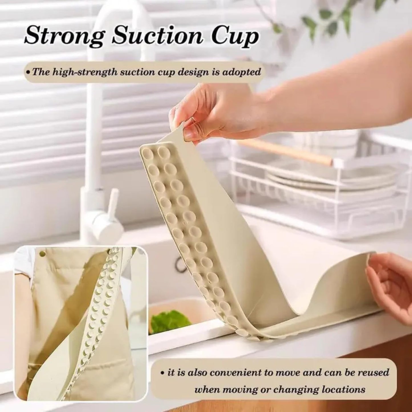 Anti-Splash Sink Guard for Kitchen Countertop Large Size (Buy 1 Get 1 Free)