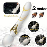 Advanced G-Point Style Wand Massager with Dual Motor Technology