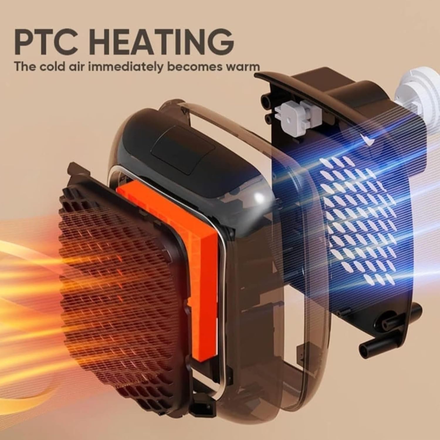 🔥 CozyHeat™ Mini Ceramic Space Heater