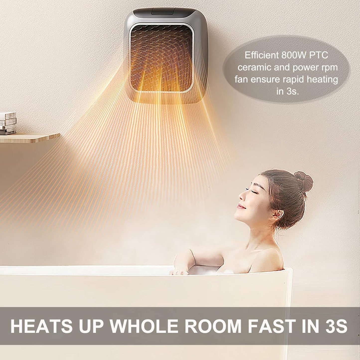 🔥 CozyHeat™ Mini Ceramic Space Heater