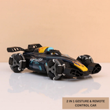 2 in 1 Gesture Control and Remote Control Racing Car