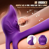 Dual Fox Ring Vibrator