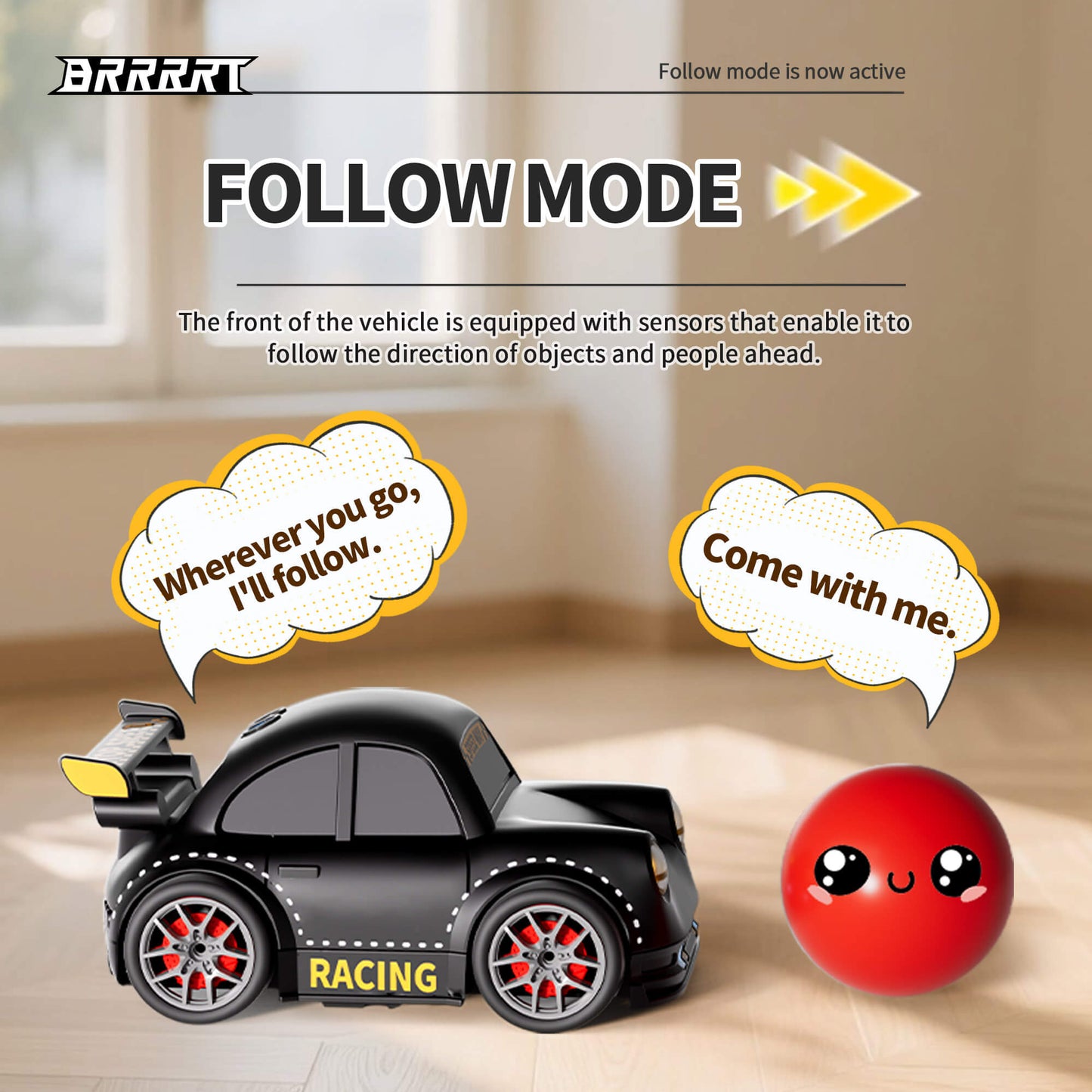 Mini Motion Sensor Smart Car