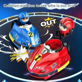 2-Player Remote Control Bumper Cars with Ejecting Drivers