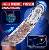 Bigger. Harder. Wilder. The Explosive Vibrating Wolf-Tooth Crystal Sleeve