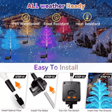 Seven Colors Gradient Solar Christmas Tree Light