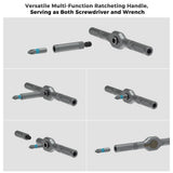 42 in 1 Magnetic Ratchet Screwdriver Set