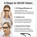 ADJUSTABLE FOCUS GLASSES NEAR AND FAR SIGHT