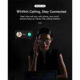 Camera Smart Glasses | AI Smart Glasses With Real-Time Translation & Object Recognition | Open-Ear Audio.