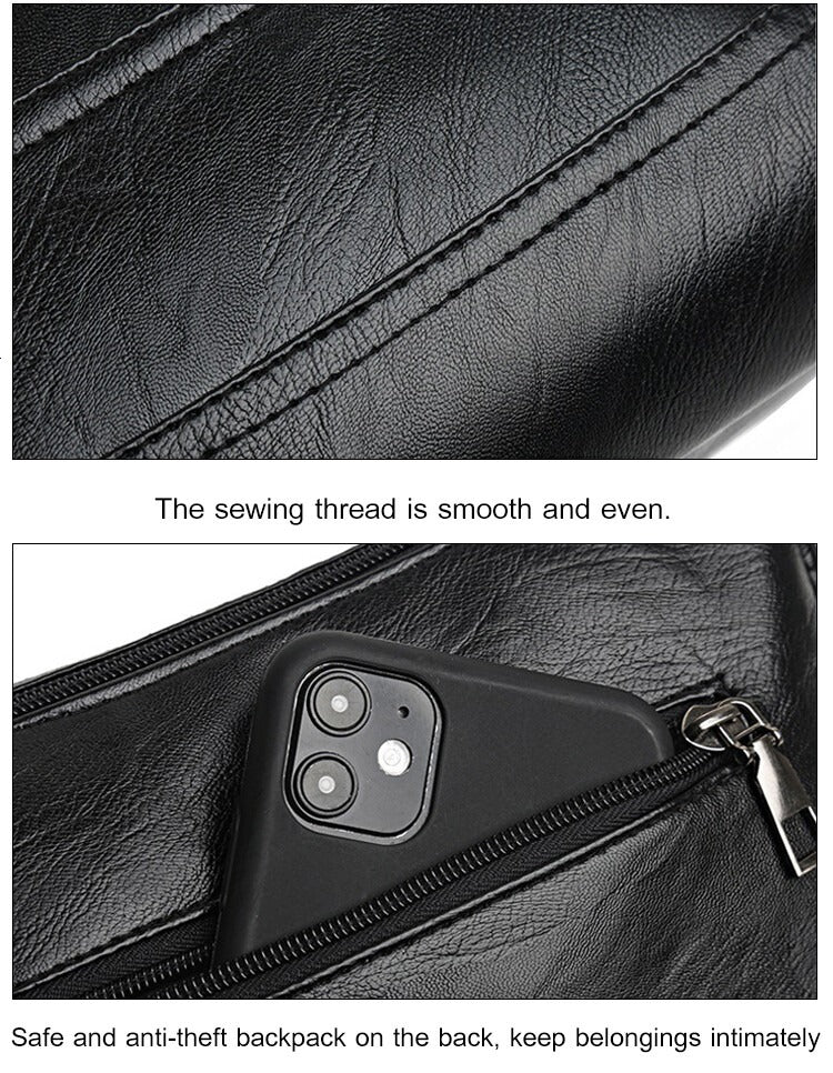 Large Capacity Women's Shoulder Crossbody Bag Multi-Pocket Bag Mobile Phone Bag
