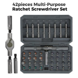 42 in 1 Magnetic Ratchet Screwdriver Set