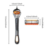 24pcs 6-Layer Men'S Shaver Blades
