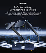 Camera Smart Glasses | AI Smart Glasses With Real-Time Translation & Object Recognition | Open-Ear Audio.