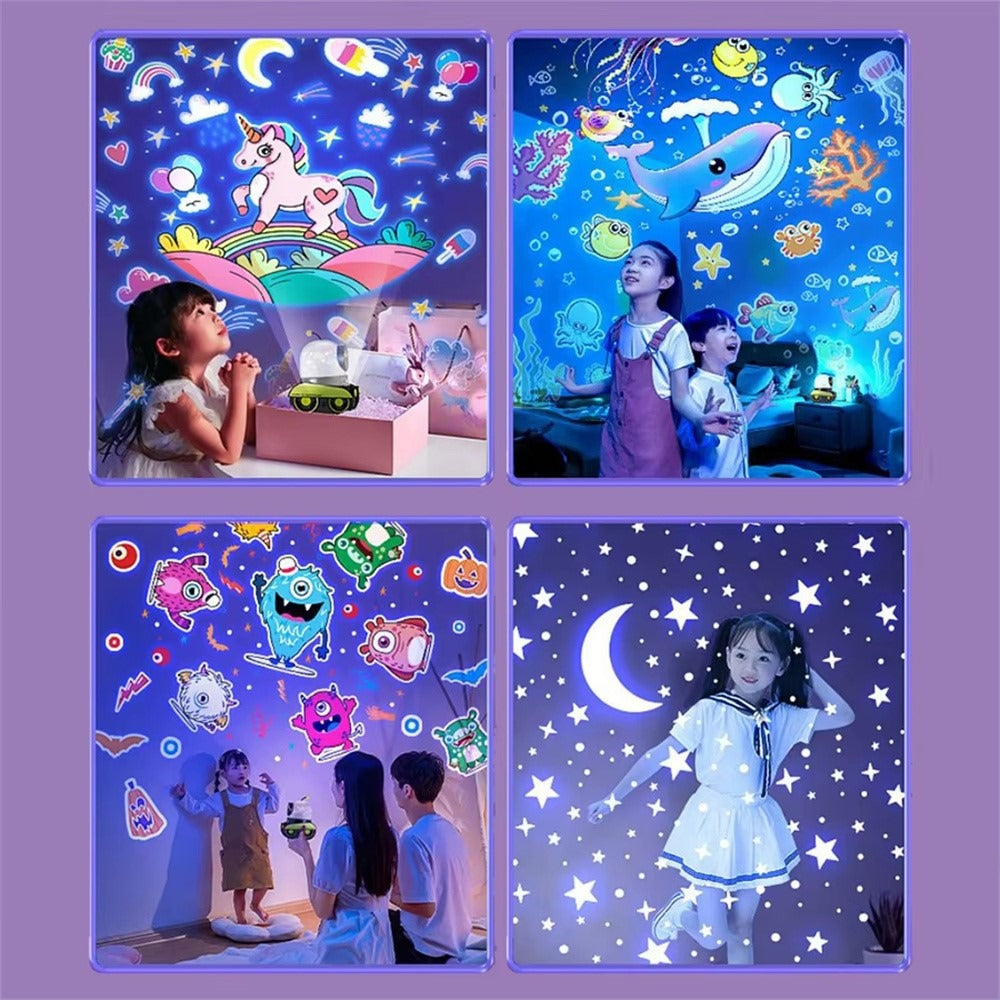 Robot Car Projector Night Light