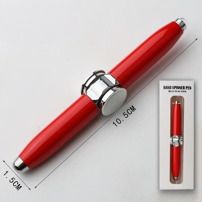 Fidget Spinning Pen with LED Light (4 Pens)