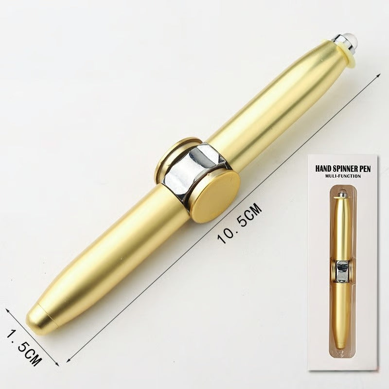 Fidget Spinning Pen with LED Light (4 Pens)
