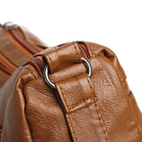 Large Capacity Women's Shoulder Crossbody Bag Multi-Pocket Bag Mobile Phone Bag