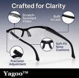ADJUSTABLE FOCUS GLASSES NEAR AND FAR SIGHT