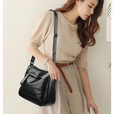 Large Capacity Women's Shoulder Crossbody Bag Multi-Pocket Bag Mobile Phone Bag